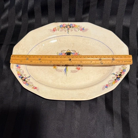 Vintage China Penn Parrot Serving Platter - Picture 4 of 16